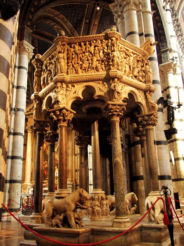 Siena - Kanzel im Duomo
