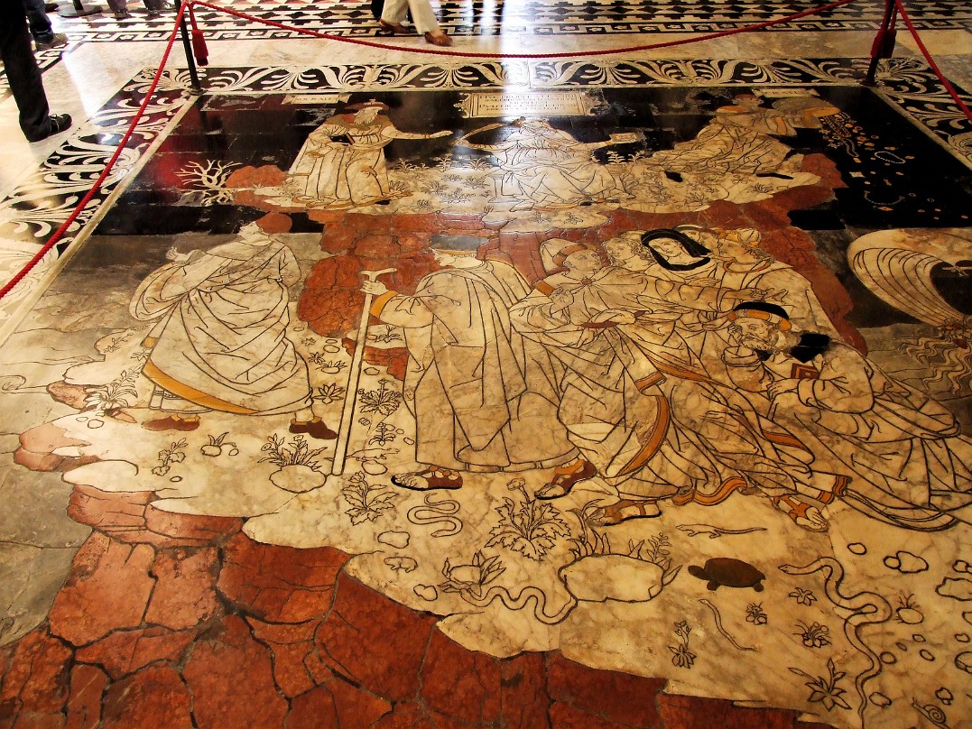 Siena - Bodenmosaik im Duomo