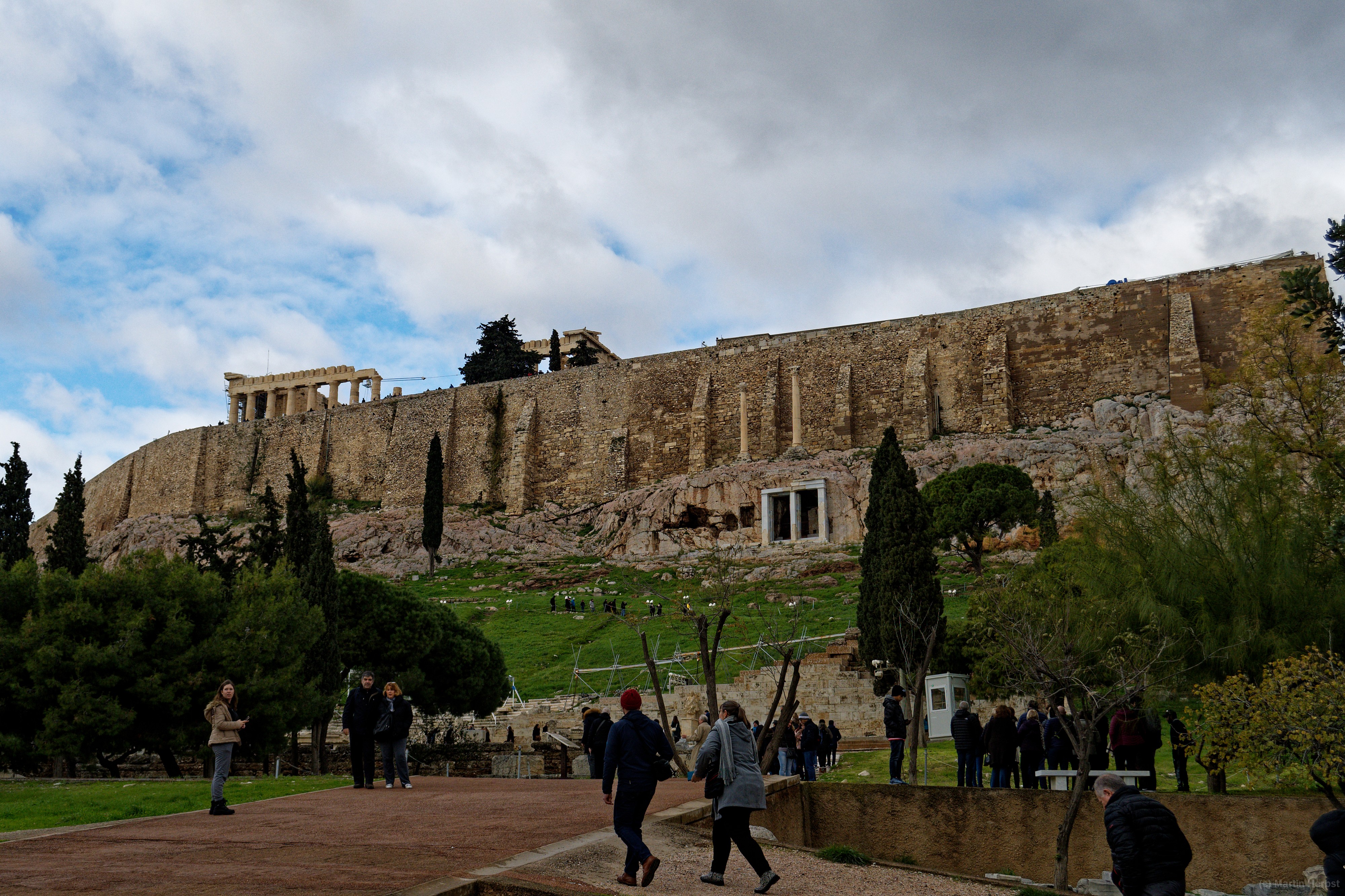 Blick auf die Akropolis 