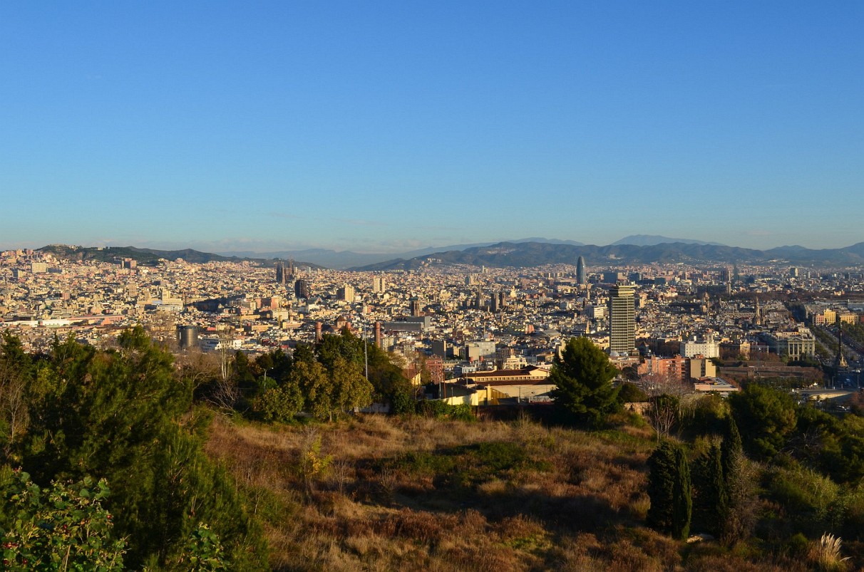 Blick vom Montjuïc