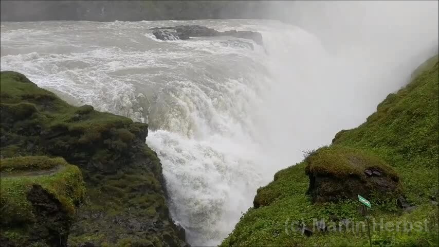 Der Gulfoss "in Action" 