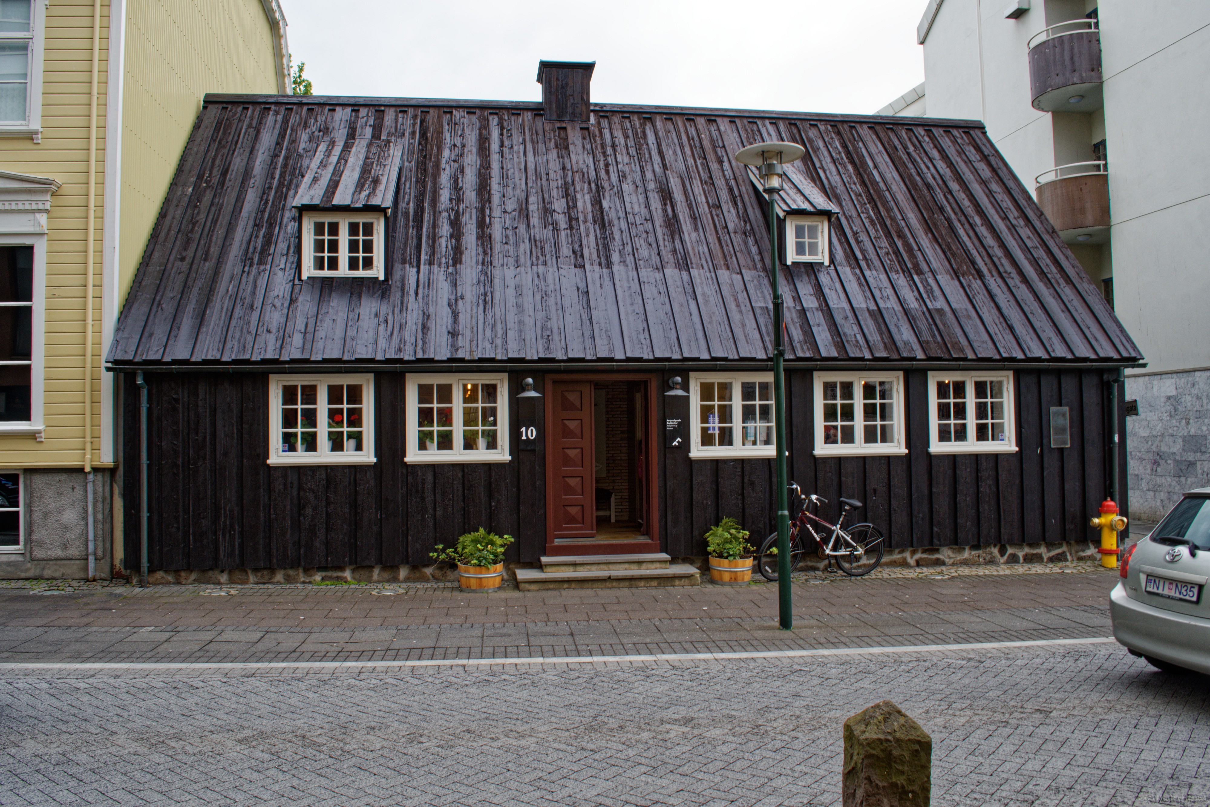Spaziergang durch Reykjavik Das älteste Haus Islands