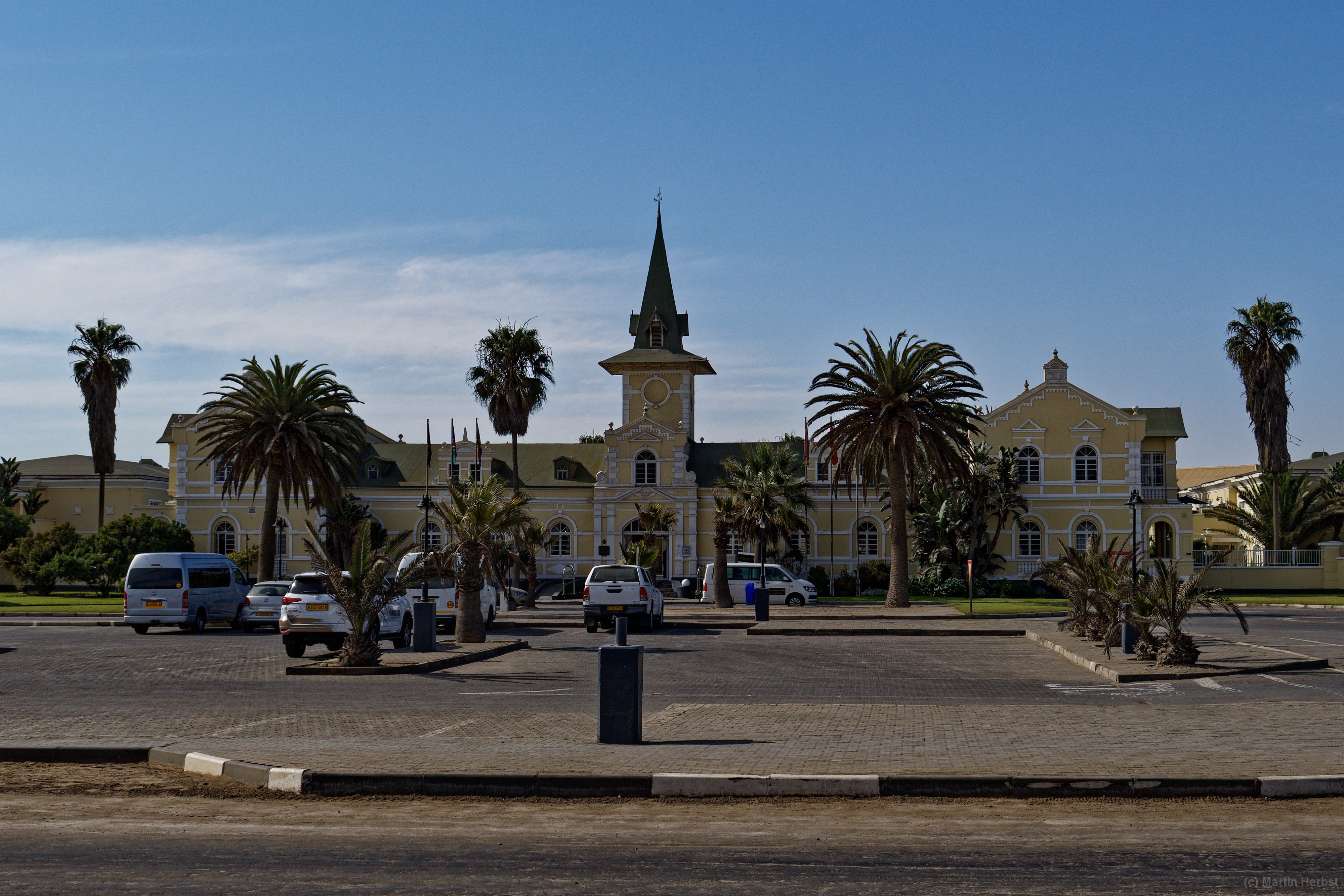 Swakopmund - Alter Bahnhof Das Bahnhofsgebäurde ist jetzt ein Hotel
