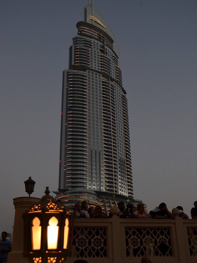 Dubai - Hotel The Address am Abend