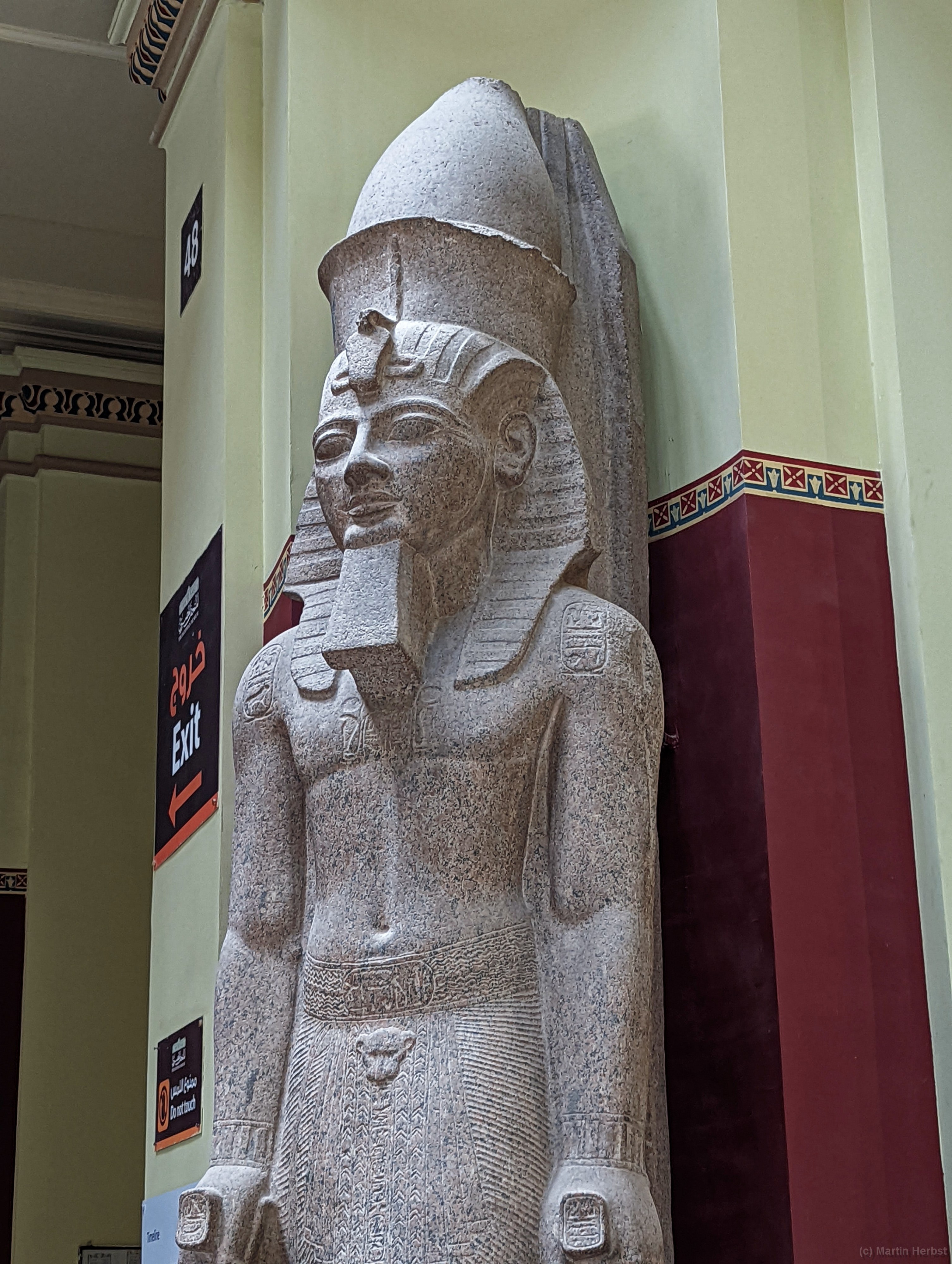 Kairo - Ägyptisches Museum Statue von Pharao Ramses II