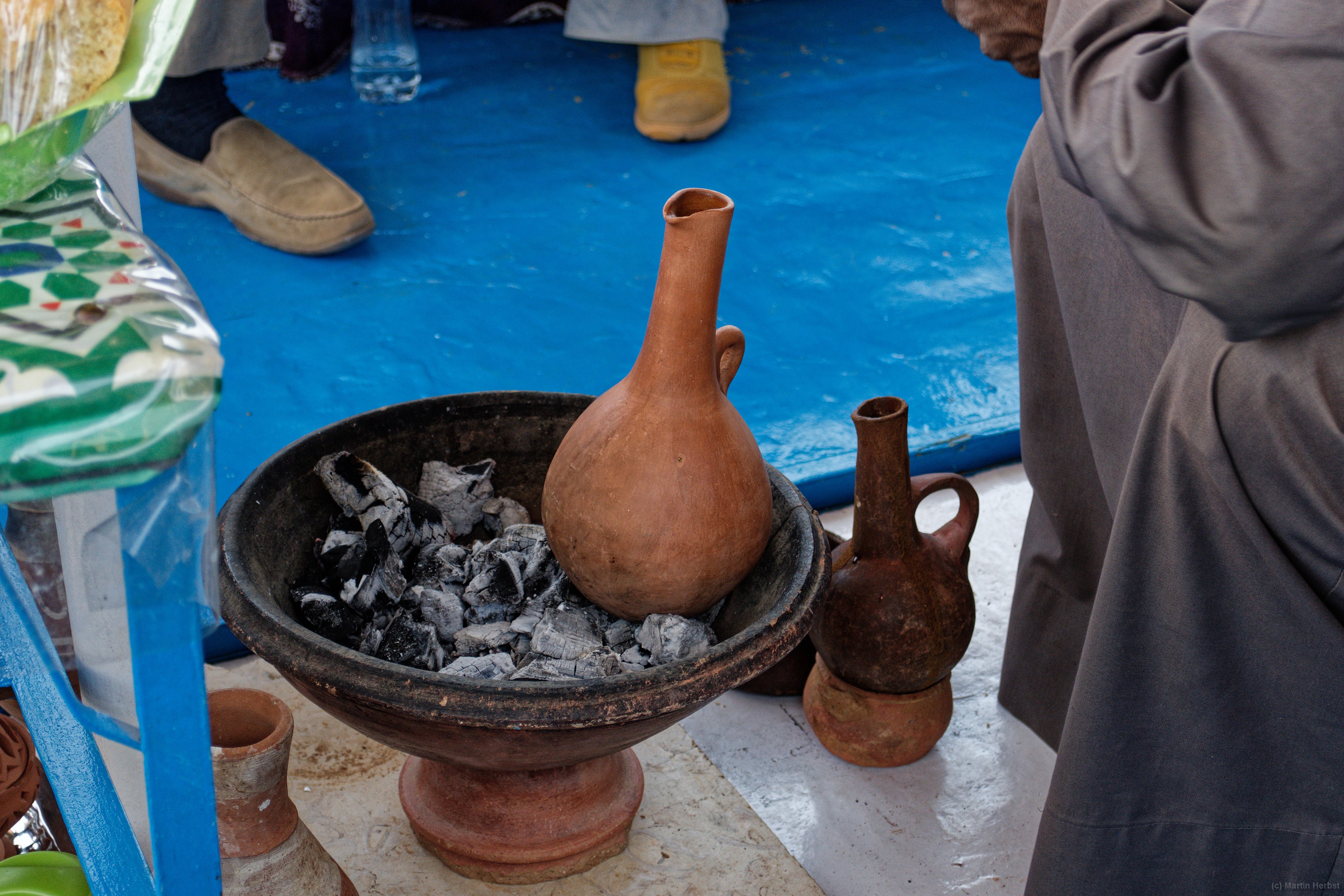Kaffee nach nubischer Art zubereitet 