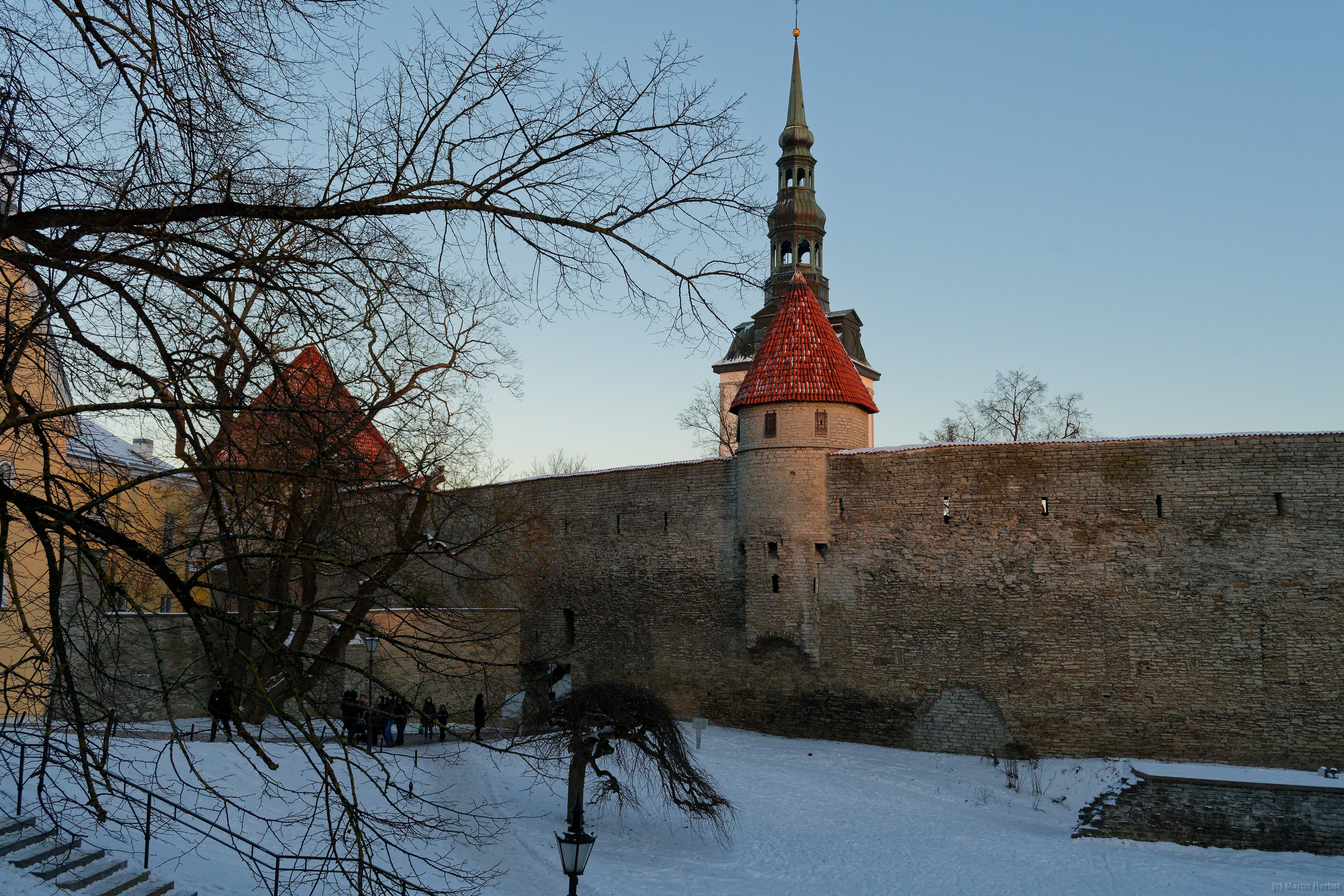 Talinn - Stadtmauer auf dem Domberg 