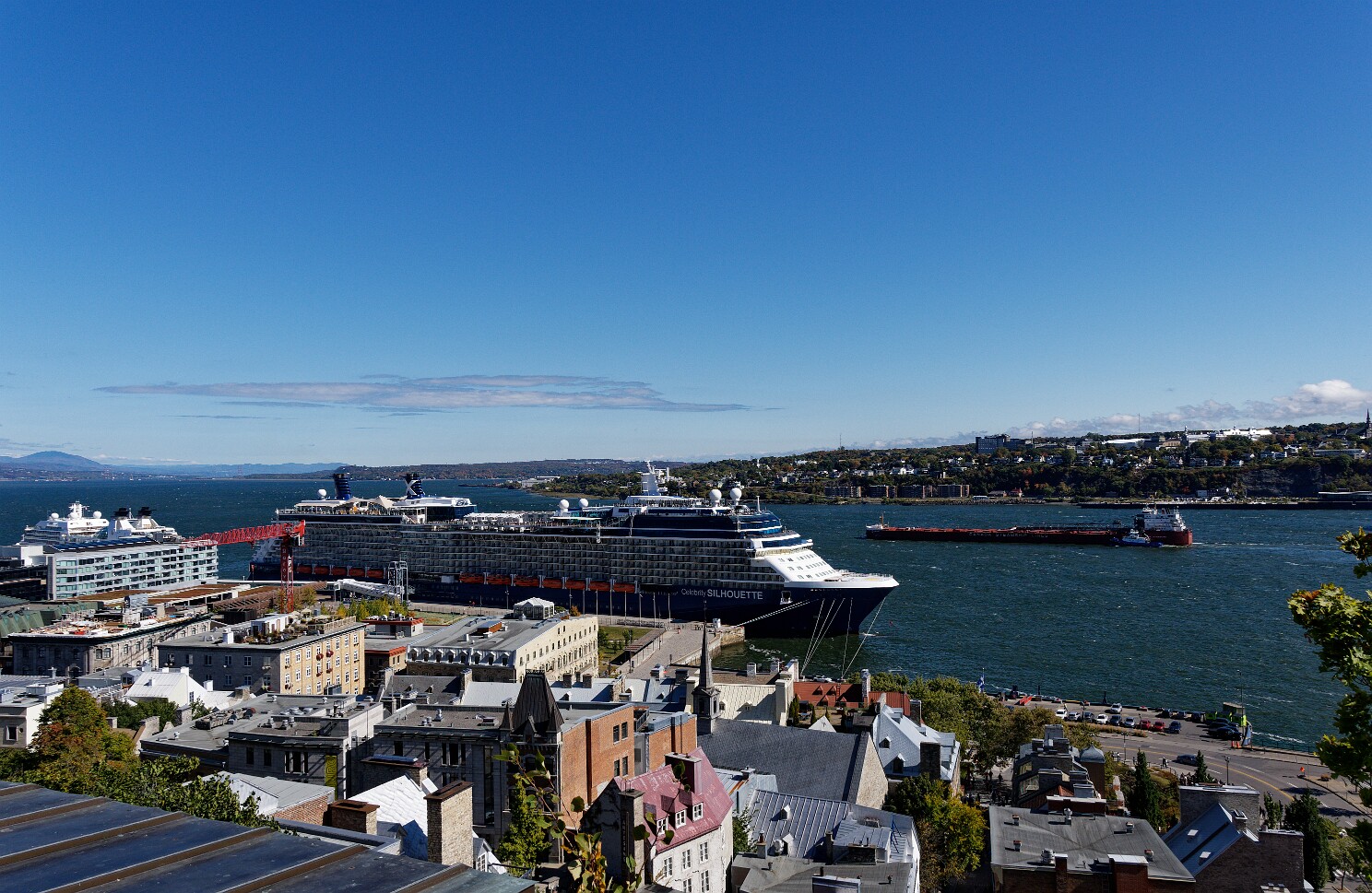 Québec - Blick auf St. Lorenz Strom