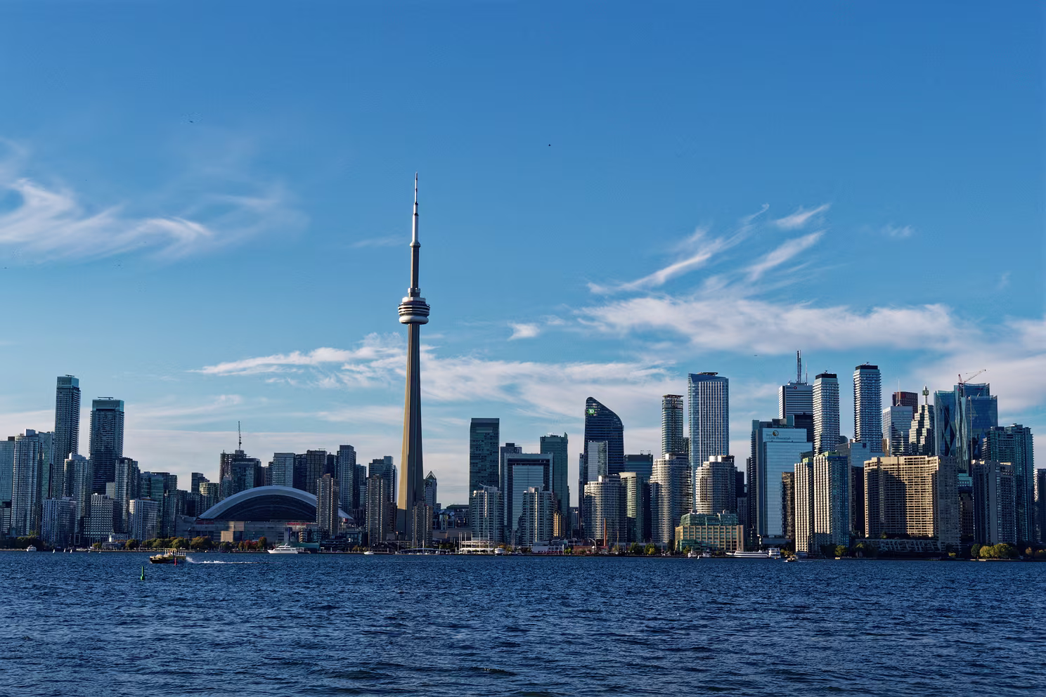 Toronto - Blick von Olympic Island