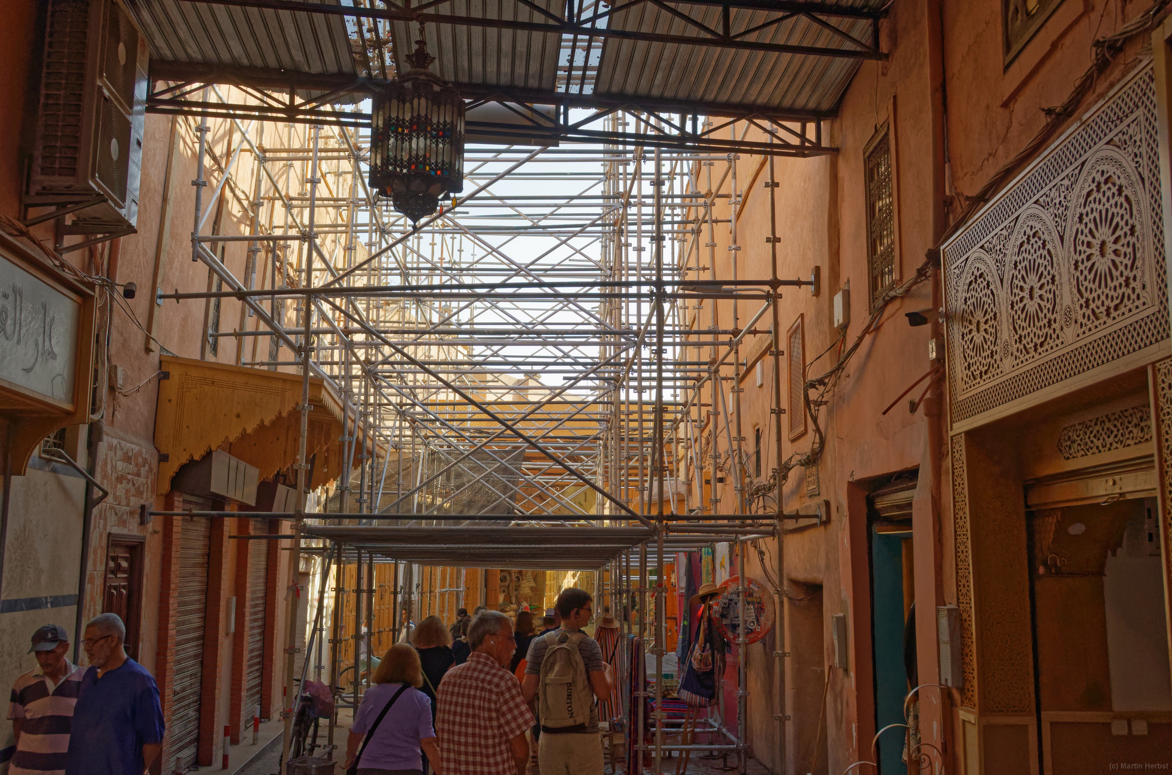Marrakesch - Souk Schäden durch das Erdbeben September 2023