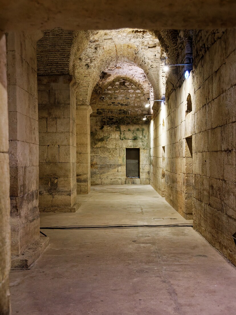 Split - Gewölbe des Diokletian-Palastes